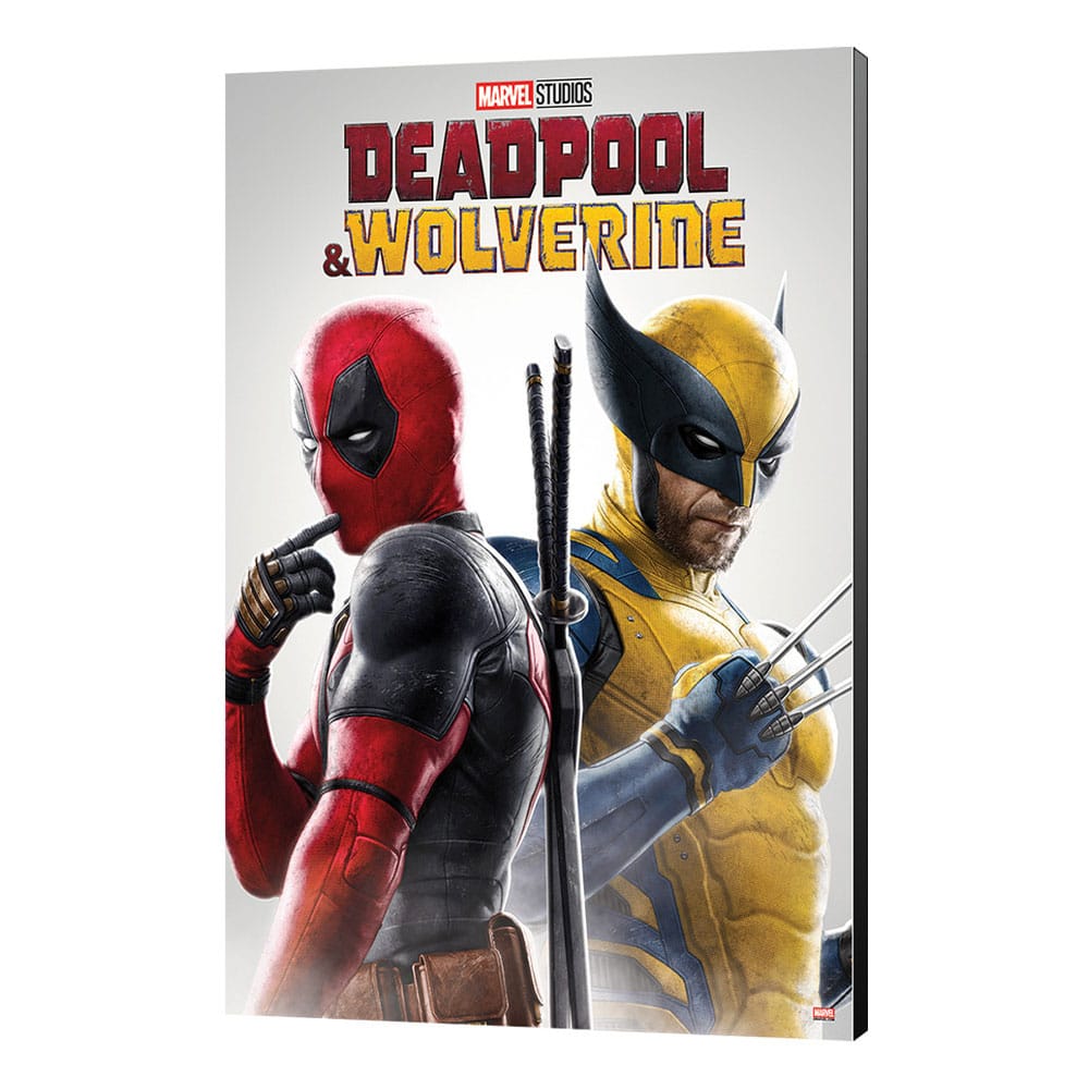 Marvel Holzdruck Deadpool & Wolverine 02 Best friends 35 x 50 cm - Versand: 5-7 Tage nach Bestellung