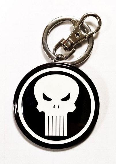Marvel Comics Metall-Schlüsselanhänger Punisher Logo - Versand: 7 Tage nach Bestellung