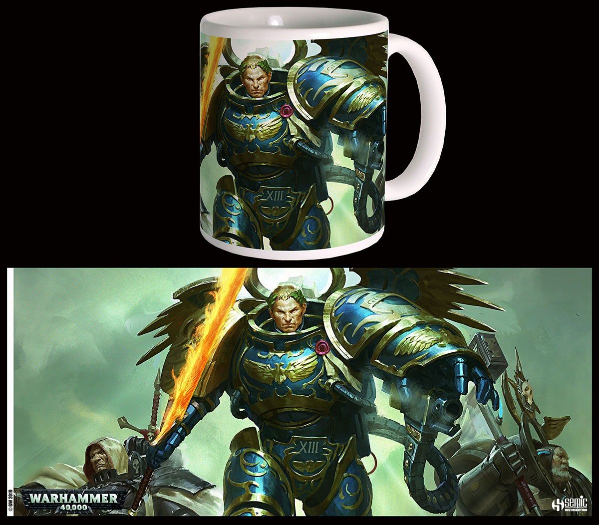 Warhammer 40K Tasse Roboute Guilliman - Versand: 7 Tage nach Bestellung