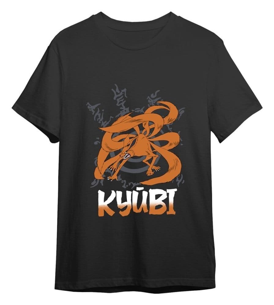 Naruto T-Shirt Kyubi Black Größe M - Versand: 7 Tage nach Bestellung