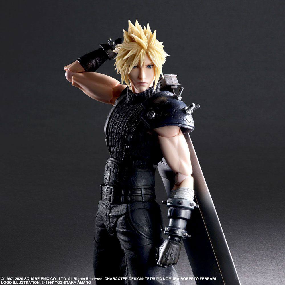 Final Fantasy VII Remake Play Arts Kai Actionfigur Cloud Strife Ver. 2 27 cm - Preorder - ETA: 01.01.2026