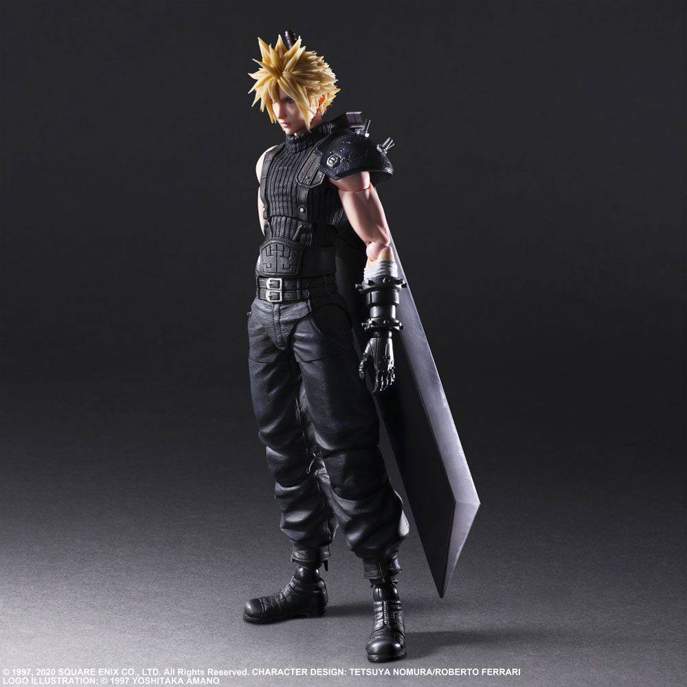 Final Fantasy VII Remake Play Arts Kai Actionfigur Cloud Strife Ver. 2 27 cm - Preorder - ETA: 01.01.2026
