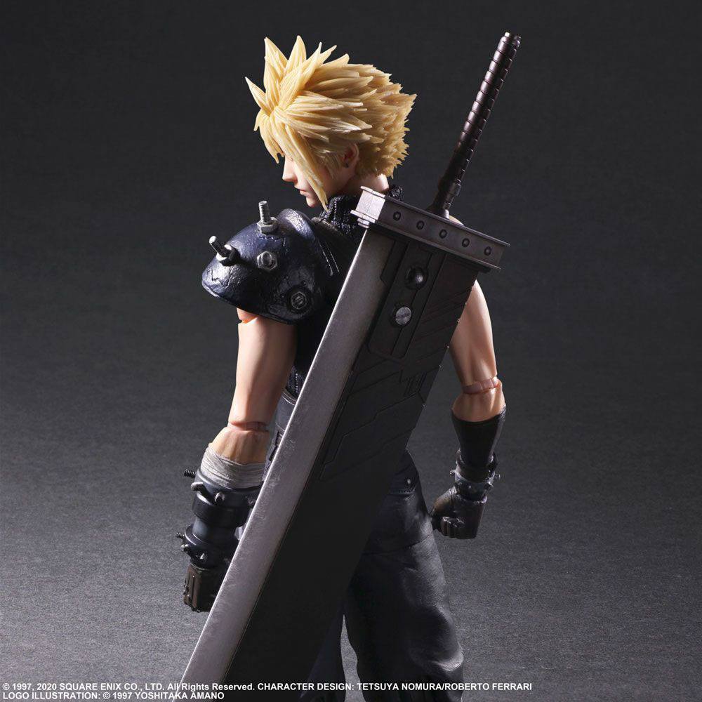 Final Fantasy VII Remake Play Arts Kai Actionfigur Cloud Strife Ver. 2 27 cm - Preorder - ETA: 01.01.2026