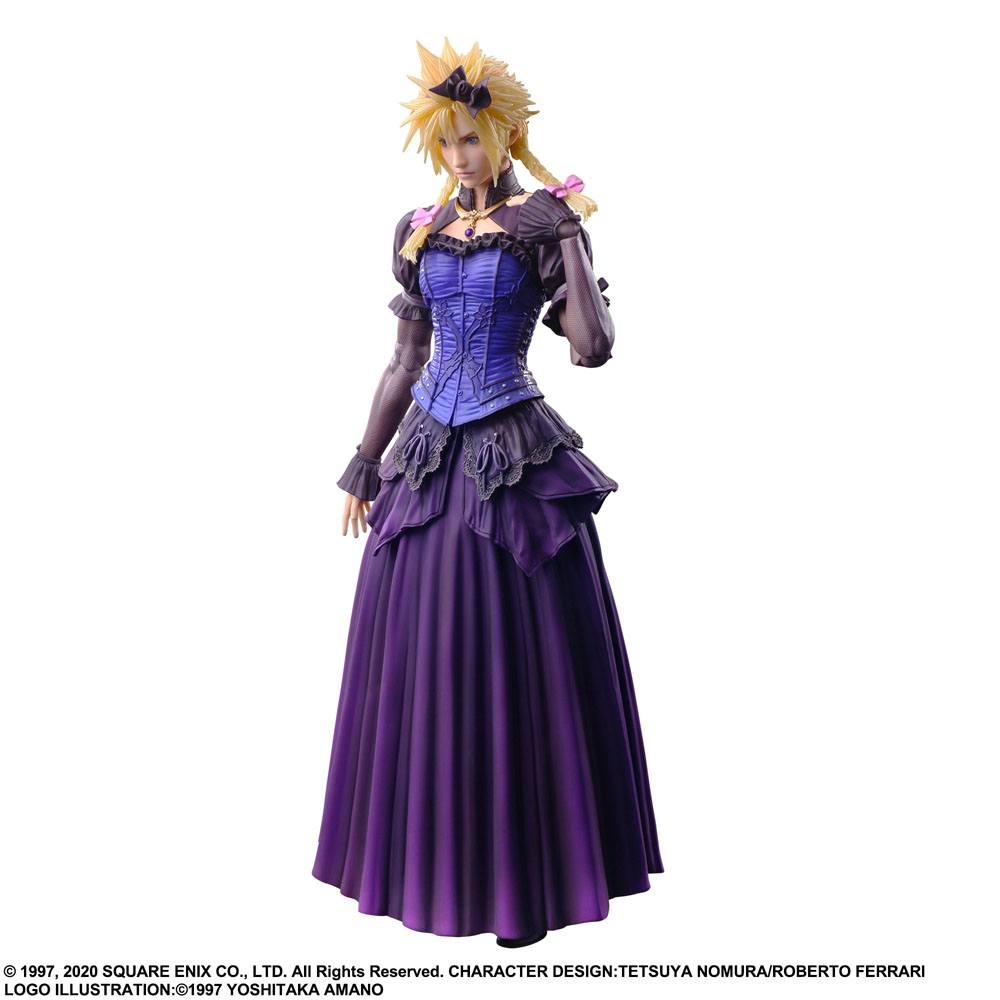 Final Fantasy VII Remake Play Arts Kai Actionfigur Cloud Strife Dress Ver. 28 cm - Versand: 5-7 Tage nach Bestellung