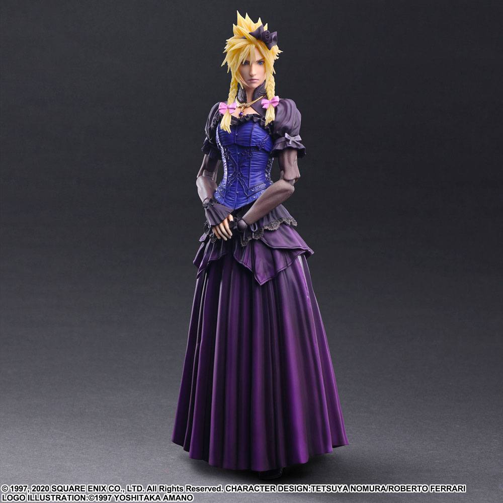 Final Fantasy VII Remake Play Arts Kai Actionfigur Cloud Strife Dress Ver. 28 cm - Versand: 5-7 Tage nach Bestellung