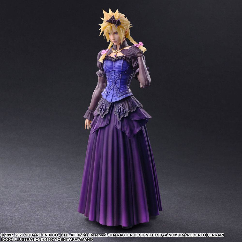 Final Fantasy VII Remake Play Arts Kai Actionfigur Cloud Strife Dress Ver. 28 cm - Versand: 5-7 Tage nach Bestellung