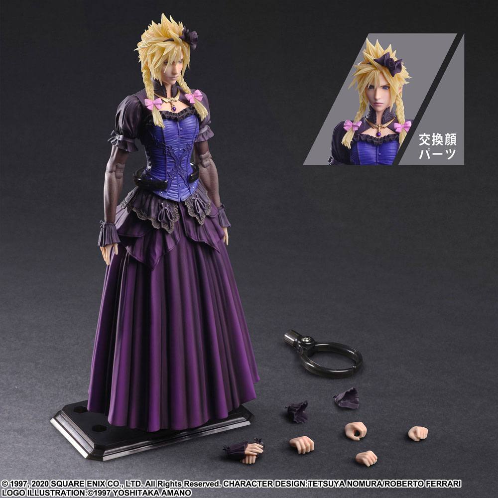 Final Fantasy VII Remake Play Arts Kai Actionfigur Cloud Strife Dress Ver. 28 cm - Versand: 5-7 Tage nach Bestellung