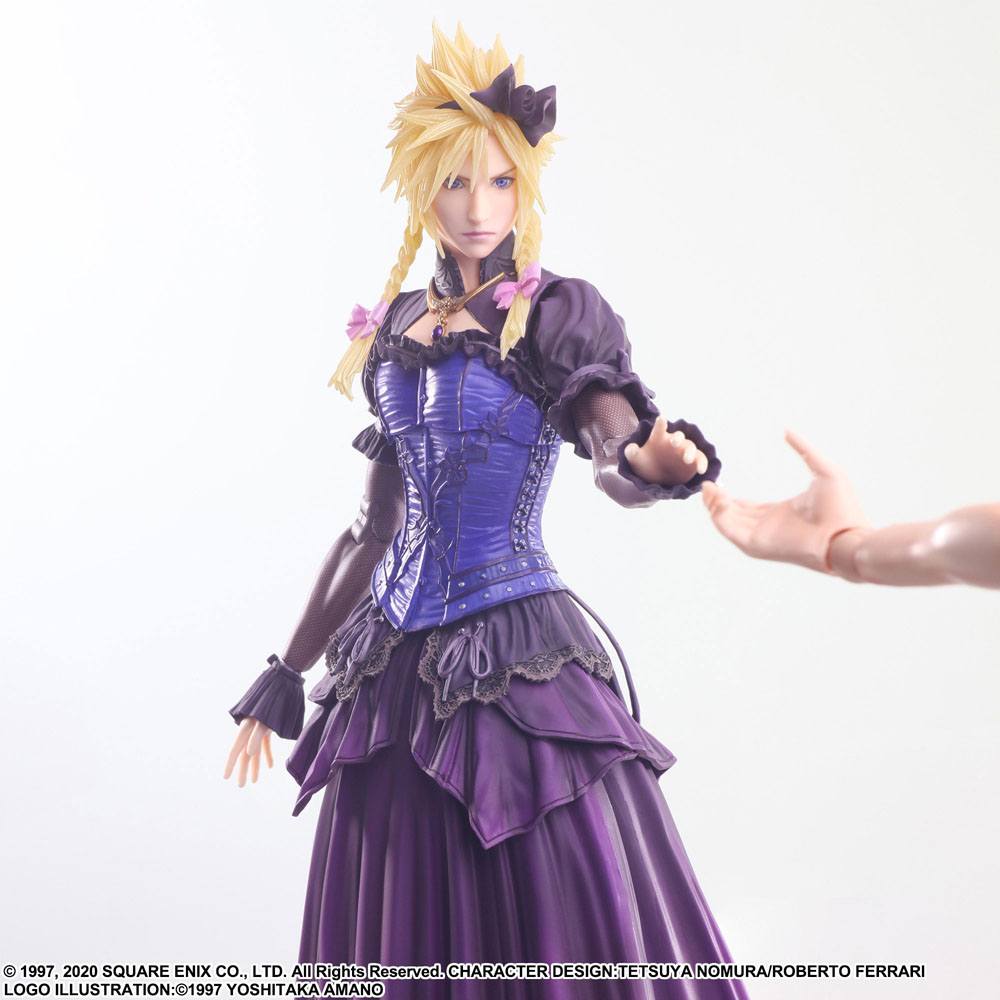 Final Fantasy VII Remake Play Arts Kai Actionfigur Cloud Strife Dress Ver. 28 cm - Versand: 5-7 Tage nach Bestellung