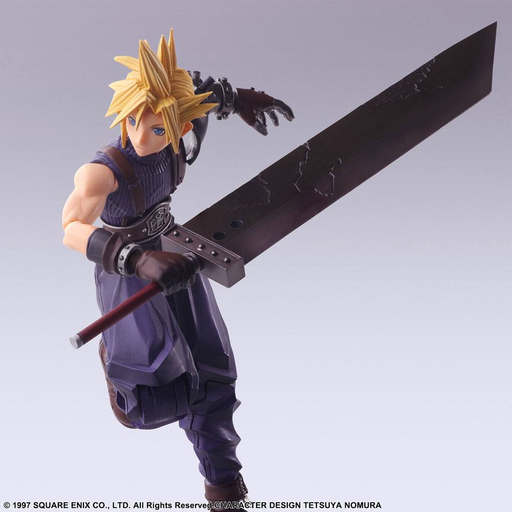 Final Fantasy VII Bring Arts Actionfigur Cloud Strife 15 cm - Preorder - ETA: 15.09.2025