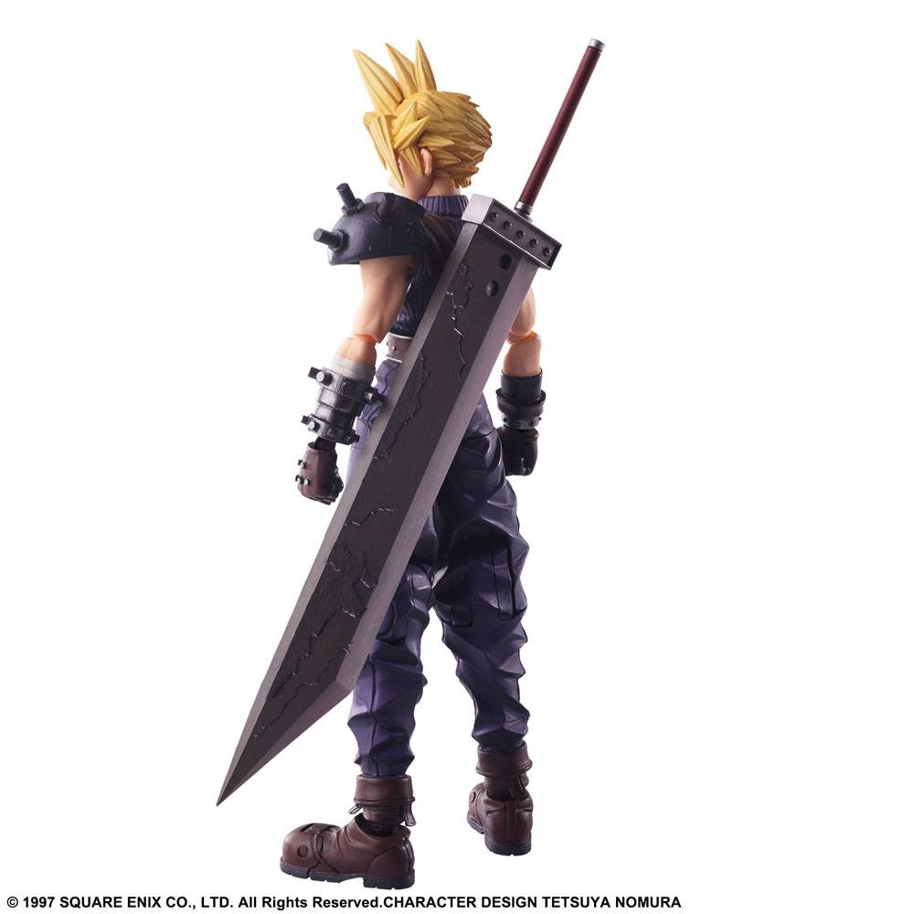Final Fantasy VII Bring Arts Actionfigur Cloud Strife 15 cm - Preorder - ETA: 15.09.2025