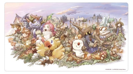 Final Fantasy Spielmatte Chocobo & Friends 61 x 34 cm - Preorder - ETA: 25.03.2027