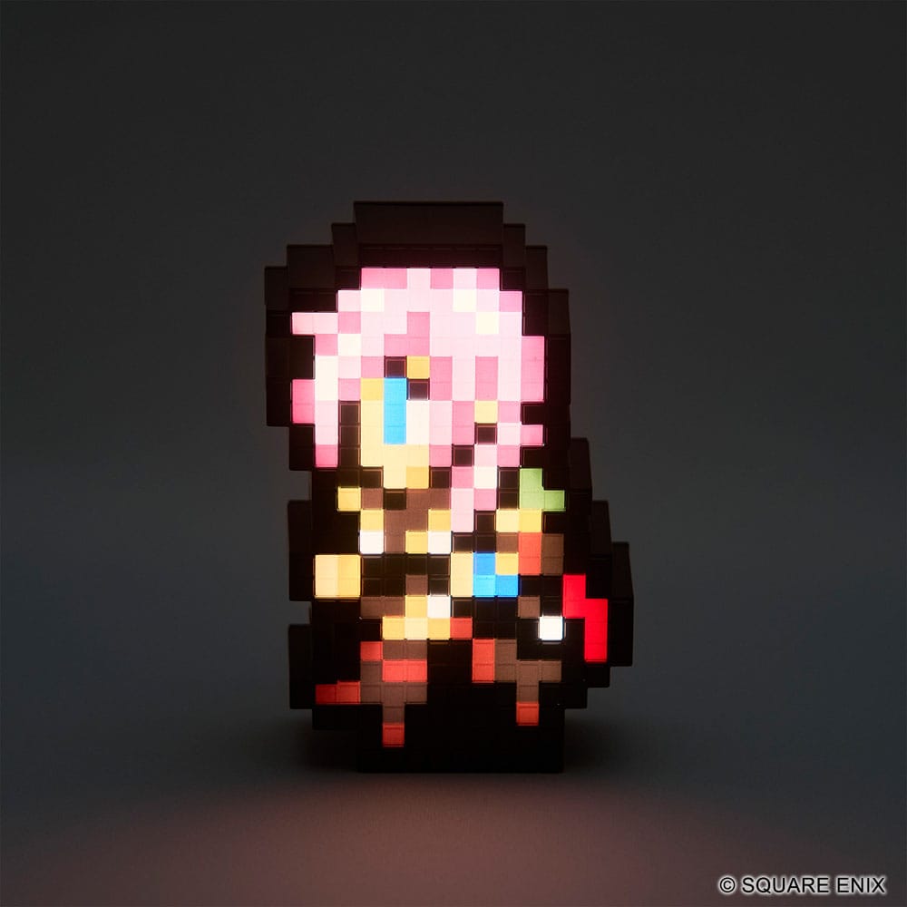 Final Fantasy Record Keeper Pixelight LED-Lampe Lightning 10 cm - Versand: 5-7 Tage nach Bestellung