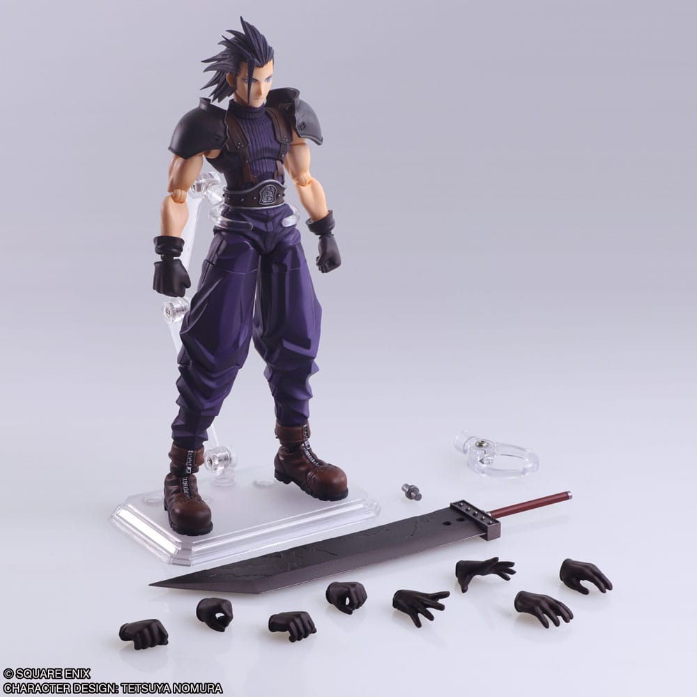 Final Fantasy VII Bring Arts Actionfigur Zack Fair 16 cm - Preorder - ETA: 31.10.2025
