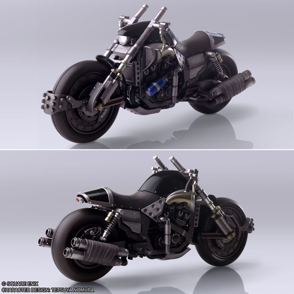 Final Fantasy VII Bring Arts Actionfigur und Fahrzeug Cloud Strife & Hardy-Daytona 15 cm - Preorder - ETA: 16.10.2025