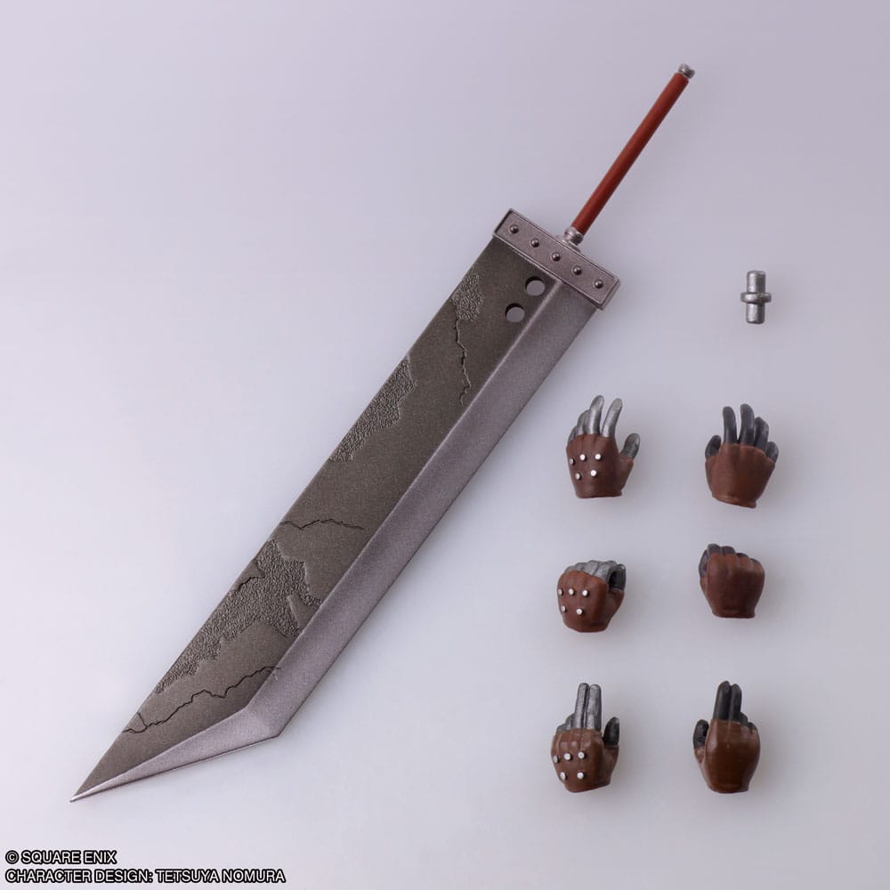 Final Fantasy VII Bring Arts Actionfigur und Fahrzeug Cloud Strife & Hardy-Daytona 15 cm - Preorder - ETA: 16.10.2025