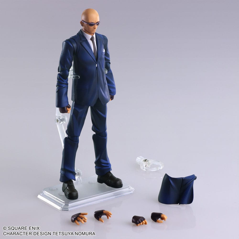 Final Fantasy VII Bring Arts Actionfigur Rude 16 cm - Preorder - ETA: 16.10.2025