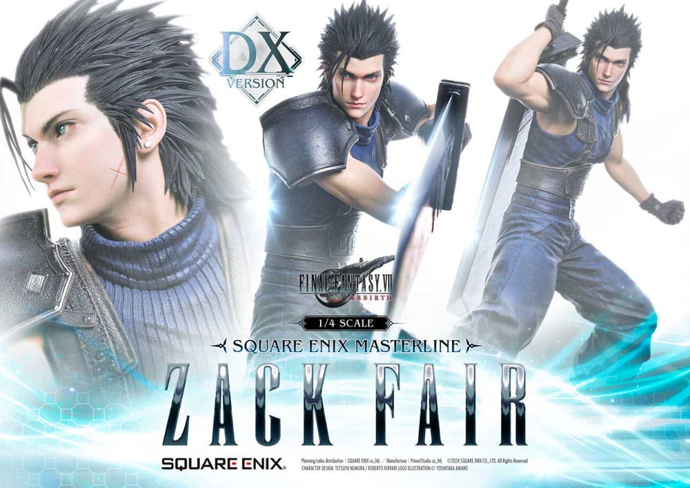 Final Fantasy VII Rebirth Masterline Statue 1/4 Zack Fair Deluxe Ver. 57 cm - Preorder - ETA: 25.08.2026