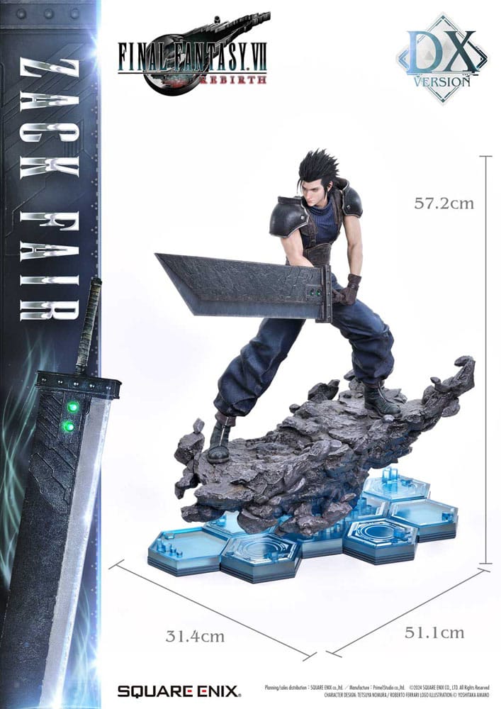 Final Fantasy VII Rebirth Masterline Statue 1/4 Zack Fair Deluxe Ver. 57 cm - Preorder - ETA: 25.08.2026