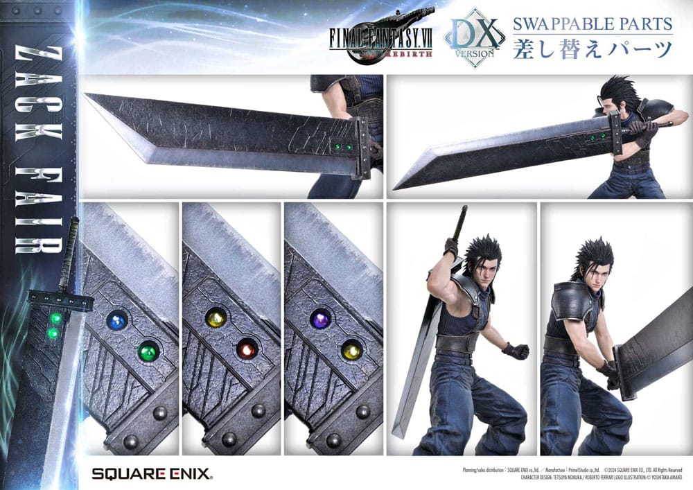 Final Fantasy VII Rebirth Masterline Statue 1/4 Zack Fair Deluxe Ver. 57 cm - Preorder - ETA: 25.08.2026
