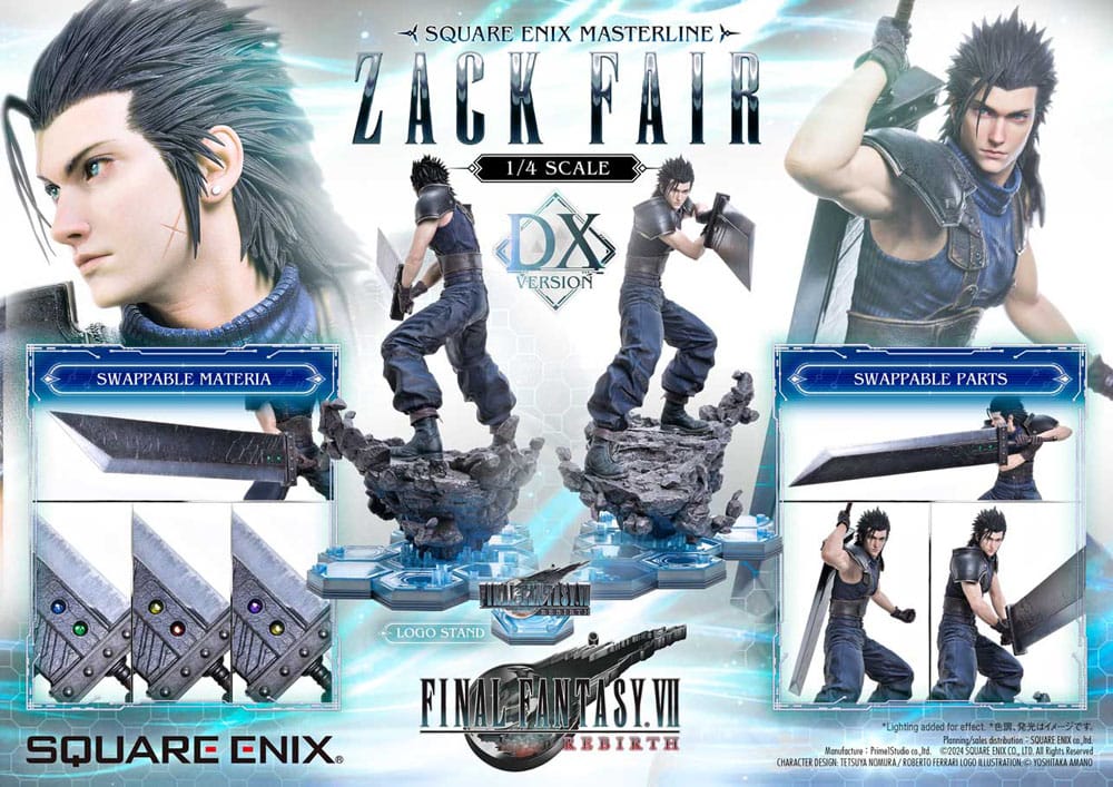 Final Fantasy VII Rebirth Masterline Statue 1/4 Zack Fair Deluxe Ver. 57 cm - Preorder - ETA: 25.08.2026