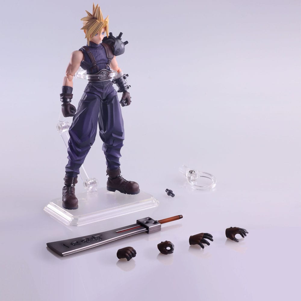 Final Fantasy VII Bring Arts Actionfigur Cloud Strife Hardedge Ver. 15 cm - Preorder - ETA: 22.01.2026