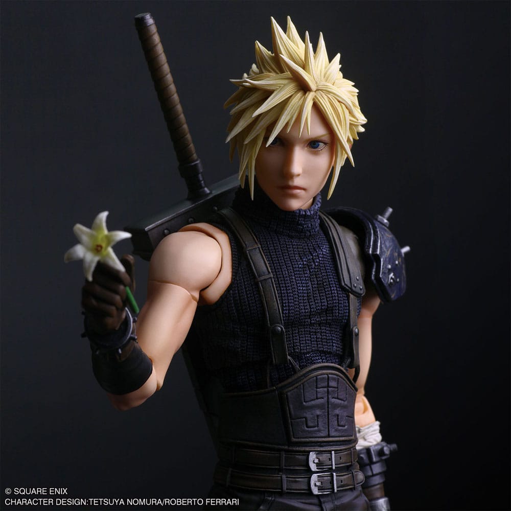 Final Fantasy VII Rebirth Play Arts Shin Actionfigur Cloud Strife 27 cm - Preorder - ETA: 27.07.2026