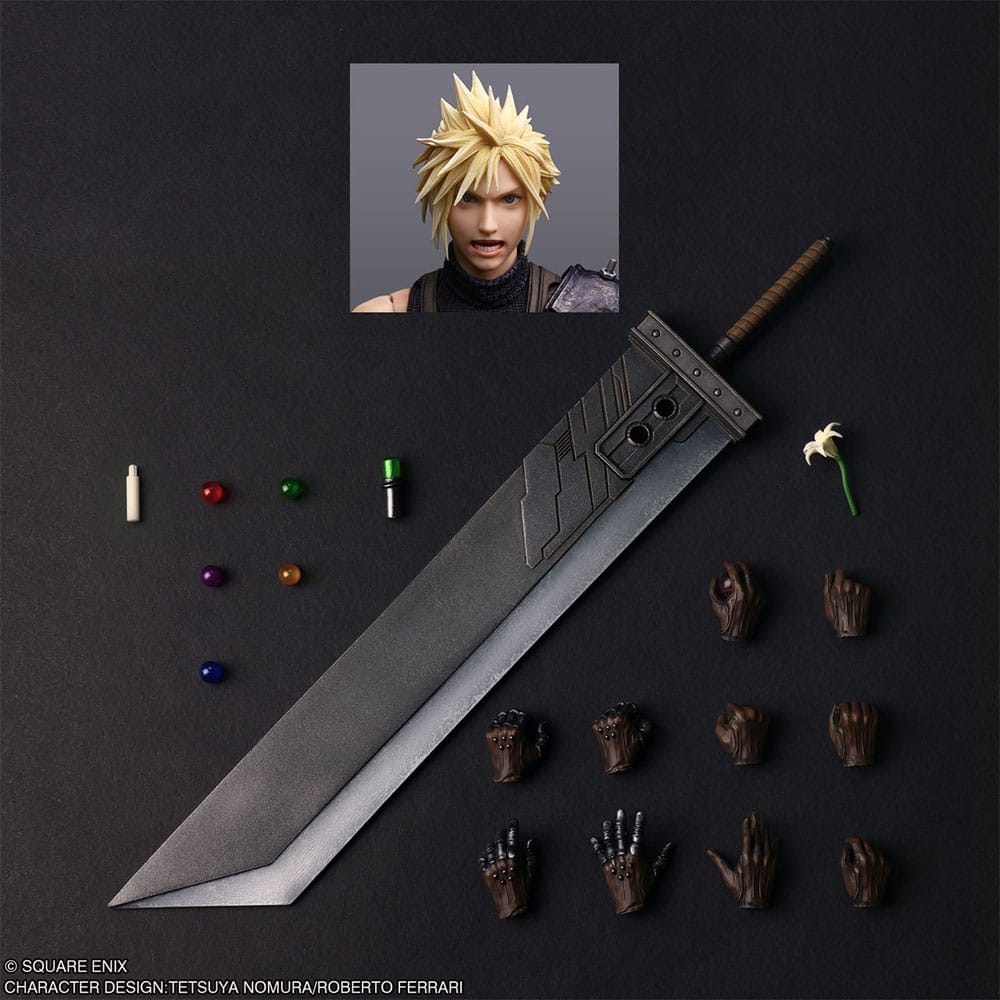 Final Fantasy VII Rebirth Play Arts Shin Actionfigur Cloud Strife 27 cm - Preorder - ETA: 27.07.2026