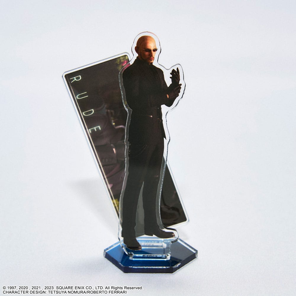 Final Fantasy VII Remake Acryl Figur Rude 8 cm - Versand: 5-7 Tage nach Bestellung