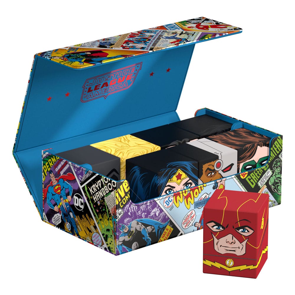Squaroes - Collectors Case DC Justice League™ - Vintage Comics - Versand: 5-7 Tage nach Bestellung