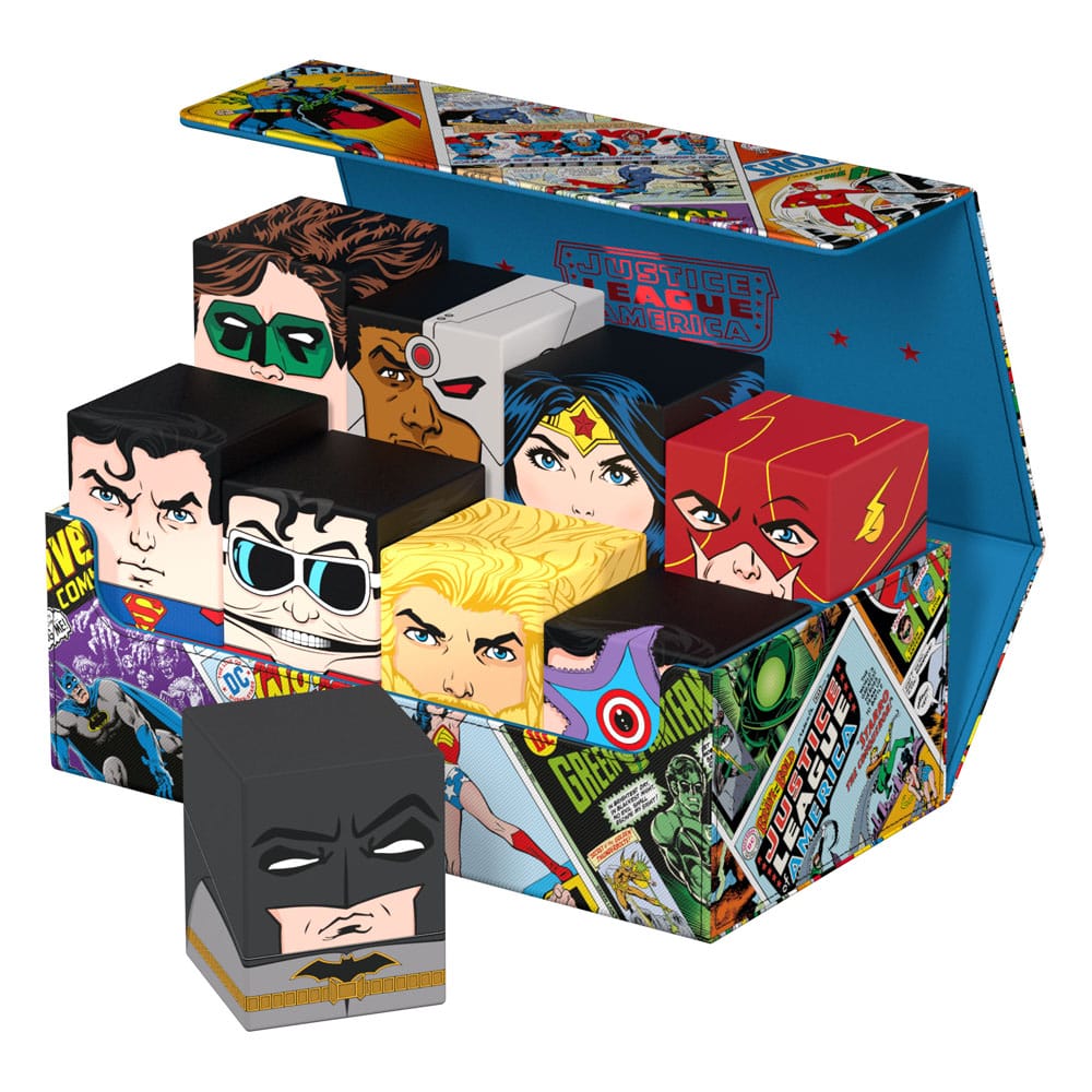 Squaroes - Collectors Case DC Justice League™ - Vintage Comics - Versand: 5-7 Tage nach Bestellung