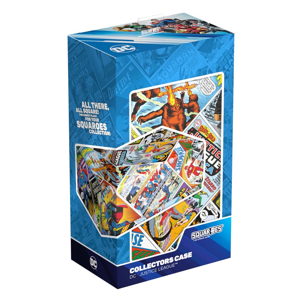 Squaroes - Collectors Case DC Justice League™ - Vintage Comics - Versand: 5-7 Tage nach Bestellung