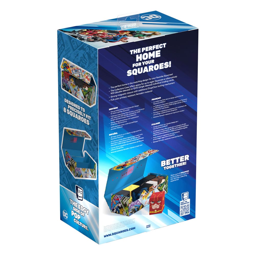 Squaroes - Collectors Case DC Justice League™ - Vintage Comics - Versand: 5-7 Tage nach Bestellung
