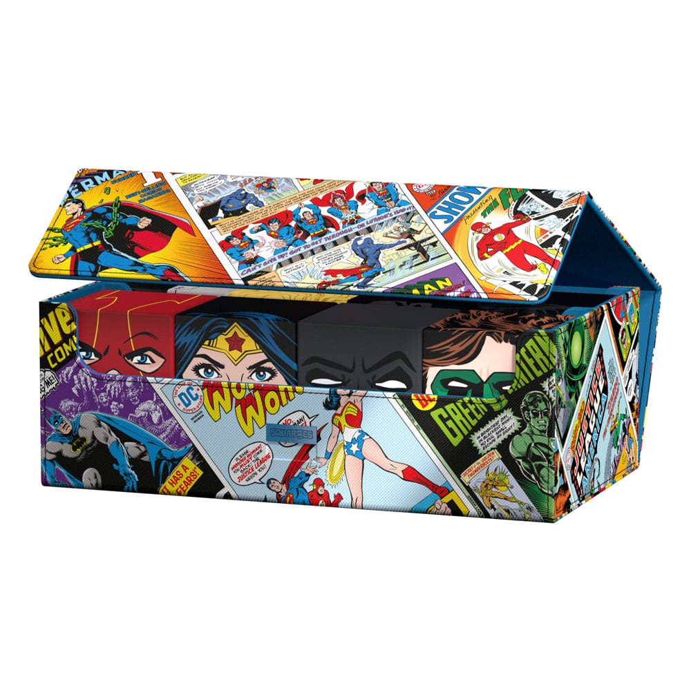 Squaroes - Collectors Case DC Justice League™ - Vintage Comics - Versand: 5-7 Tage nach Bestellung