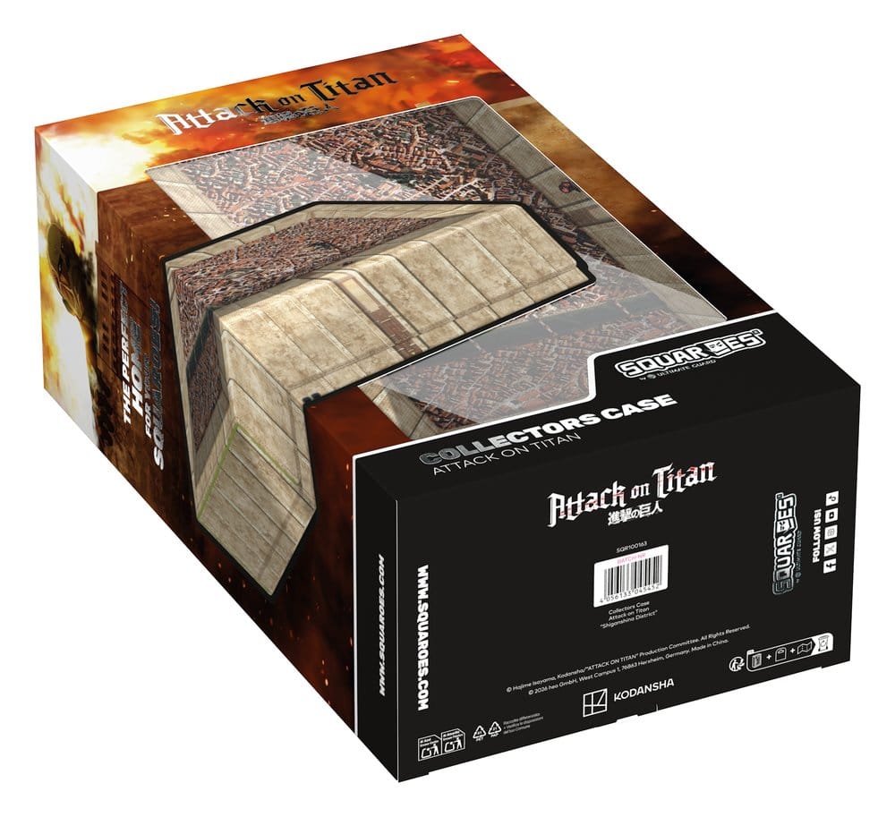 Squaroes Squaroe Attack on Titan Collectors Case - Shiganshina District - Versand: 7 Tage nach Bestellung