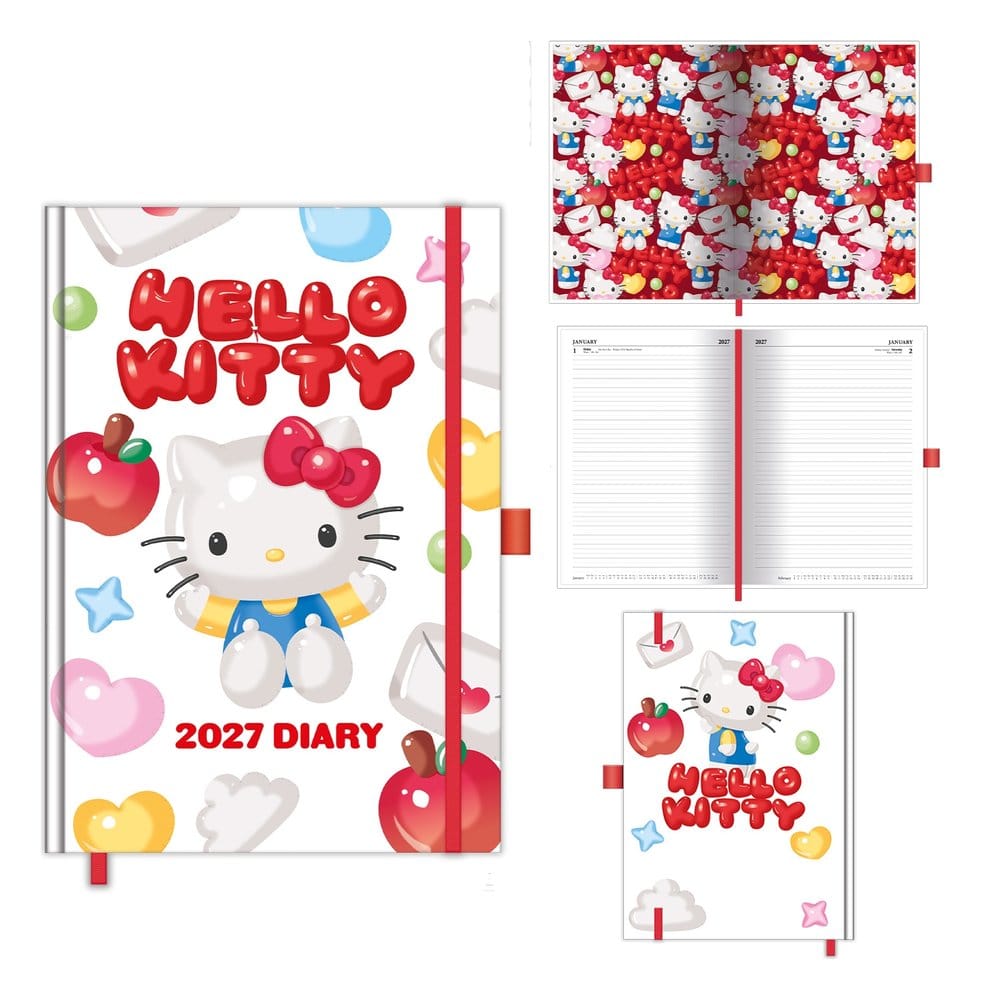 Sanrio Terminplaner A5 2027 Hello Kitty - Preorder - ETA: 25.11.2026