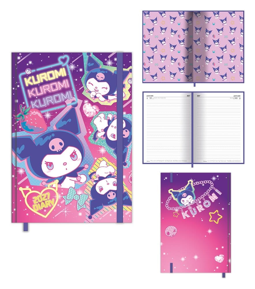 Sanrio DTP Terminplaner A5 2027 Kuromi - Preorder - ETA: 25.11.2026