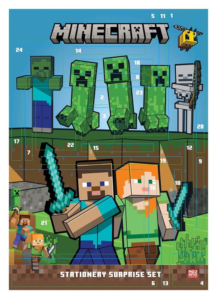 Minecraft (2027) Adventskalender Display (12) - Preorder - ETA: 25.11.2026