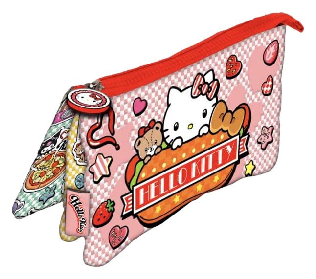 Hello Kitty and Friends Federmäppchen mit mehreren Fächern American Diner Version Display (6) - Preorder - ETA: 25.03.2027
