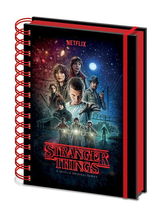 Stranger Things Wiro Notizbuch A5 One Sheet  - Versand: 5-7 Tage nach Bestellung