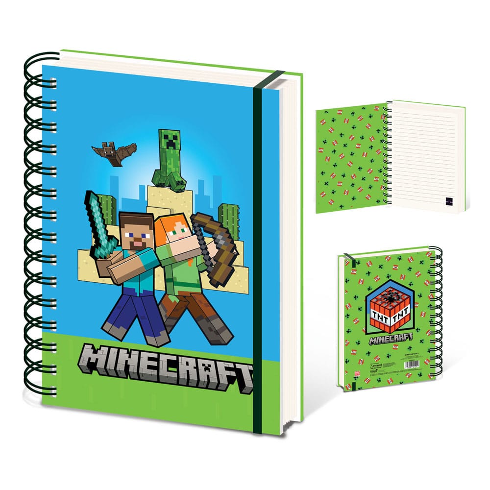 Minecraft Wiro Notizbuch A5 - Preorder - ETA: 20.09.2025