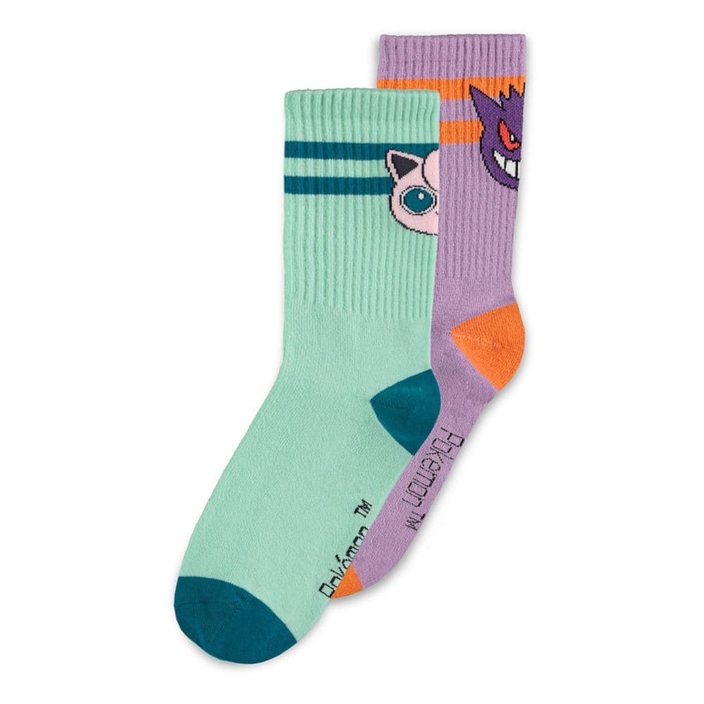 Pokemon Socken 2er-Pack Heads 35-38 - Versand: 5-7 Tage nach Bestellung