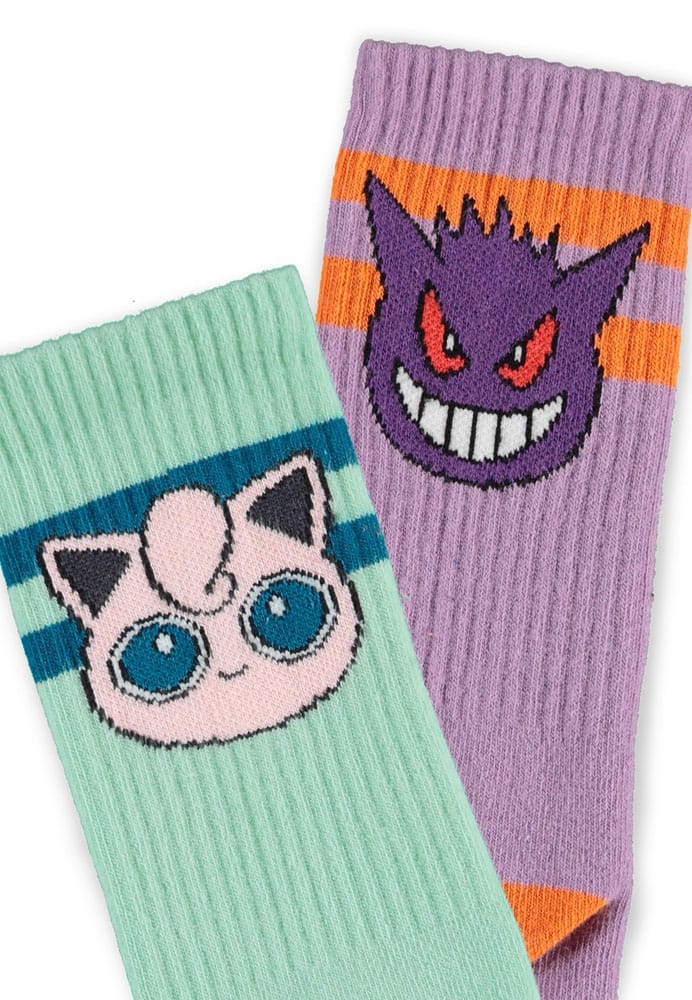 Pokemon Socken 2er-Pack Heads 35-38 - Versand: 5-7 Tage nach Bestellung