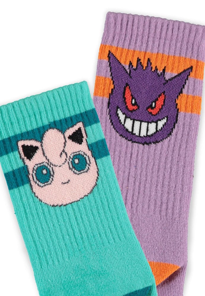 Pokemon Socken 2er-Pack Heads 39-42 - Versand: 5-7 Tage nach Bestellung