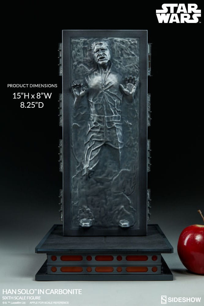 Star Wars Fgur 1/6 Han Solo in Carbonite 38 cm - Versand: 5-7 Tage nach Bestellung