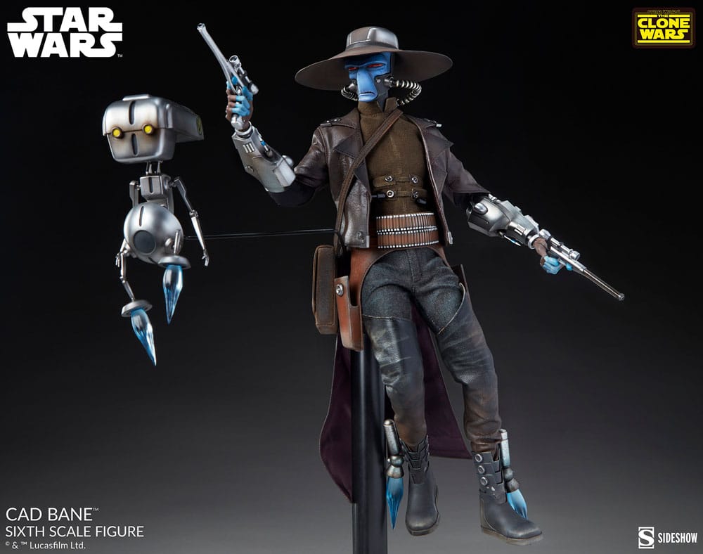 Star Wars The Clone Wars Actionfigur 1/6 Cad Bane 32 cm - Versand: 5-7 Tage nach Bestellung