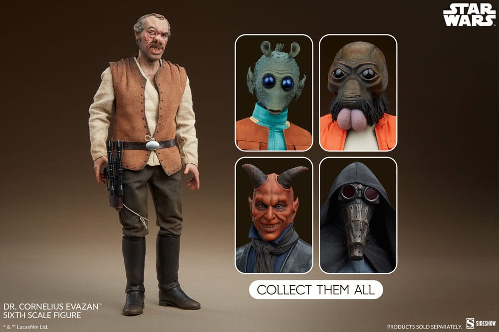 Star Wars Episode IV Scum & Villainy Actionfigur 1/6 Doctor Cornelius Evazan 30 cm - Preorder - ETA: 25.11.2026