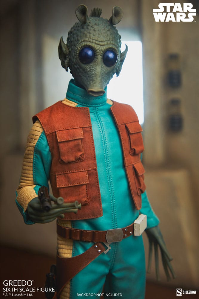 Star Wars Scum & Villainy Actionfigur 1/6 Greedo 30 cm - Versand: 5-7 Tage nach Bestellung