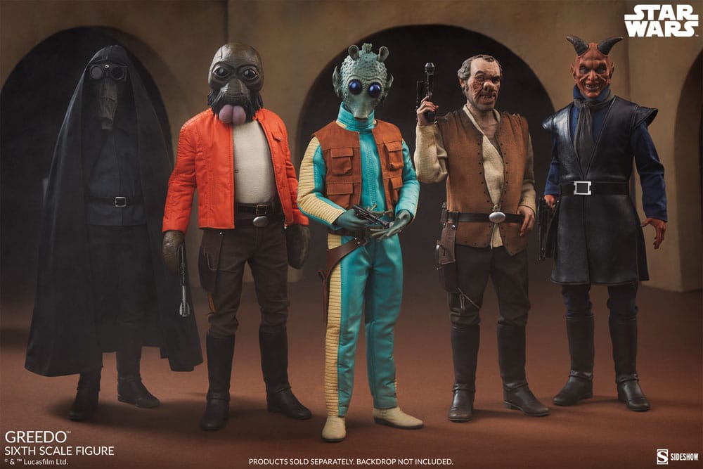 Star Wars Scum & Villainy Actionfigur 1/6 Greedo 30 cm - Versand: 5-7 Tage nach Bestellung