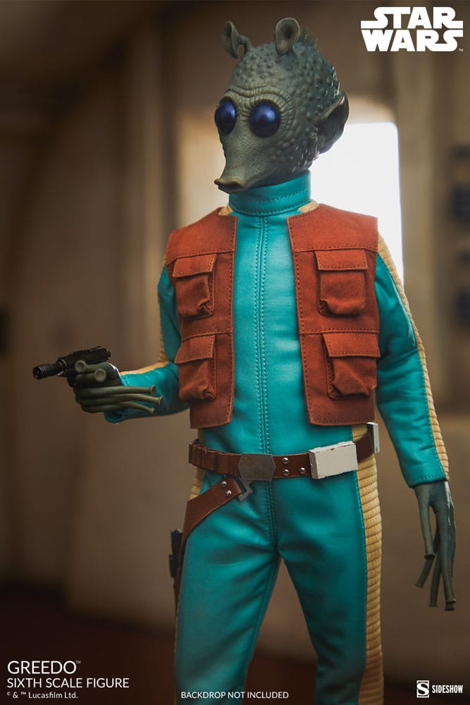Star Wars Scum & Villainy Actionfigur 1/6 Greedo 30 cm - Versand: 5-7 Tage nach Bestellung