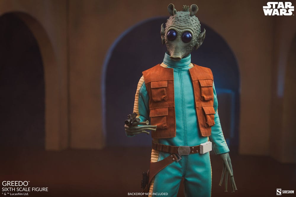 Star Wars Scum & Villainy Actionfigur 1/6 Greedo 30 cm - Versand: 5-7 Tage nach Bestellung